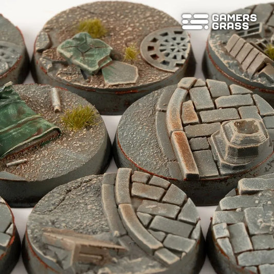 Urban Warfare - Round 28mm (x8)-Gamers Grass-Radaddel