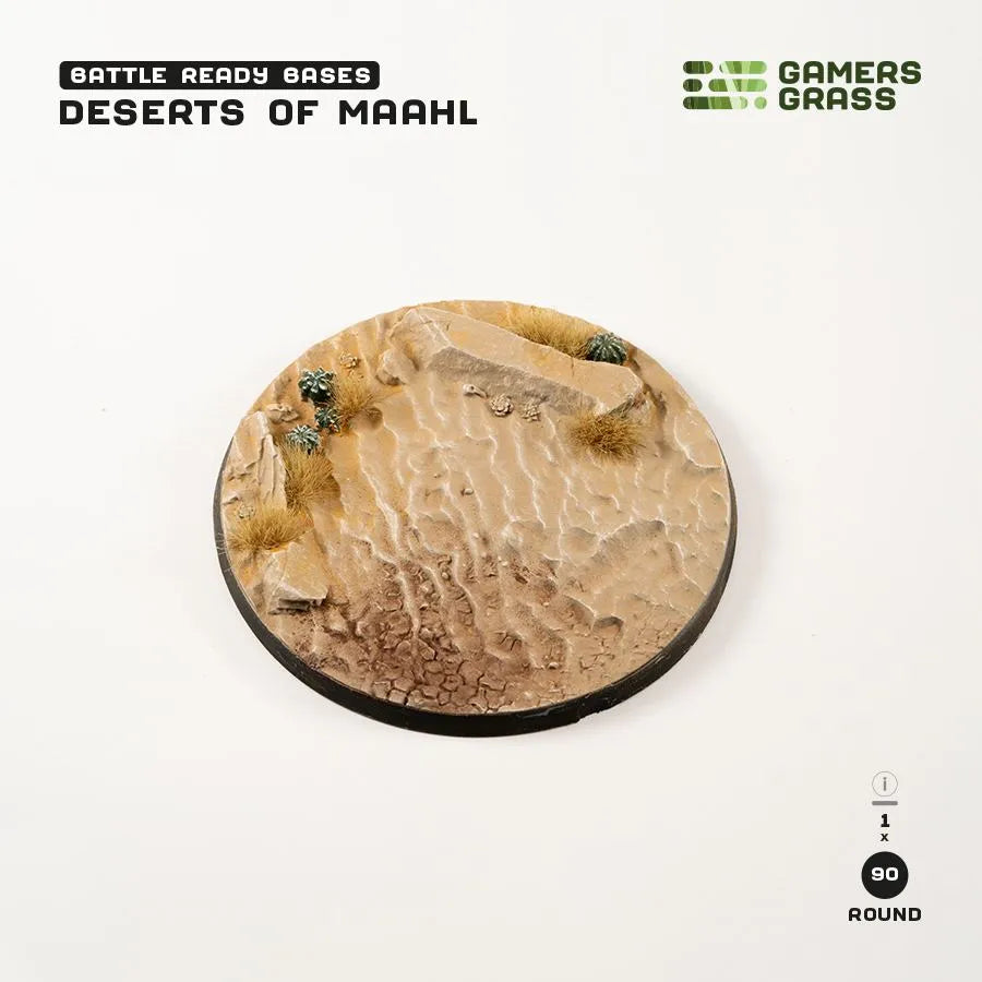 Deserts of Maahl - Round 90mm (x1)-Gamers Grass-Radaddel