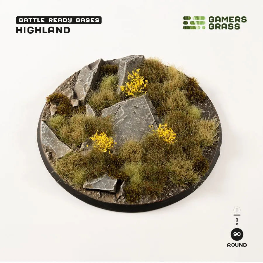 Highland - Round 90mm (x1)-Gamers Grass-Radaddel