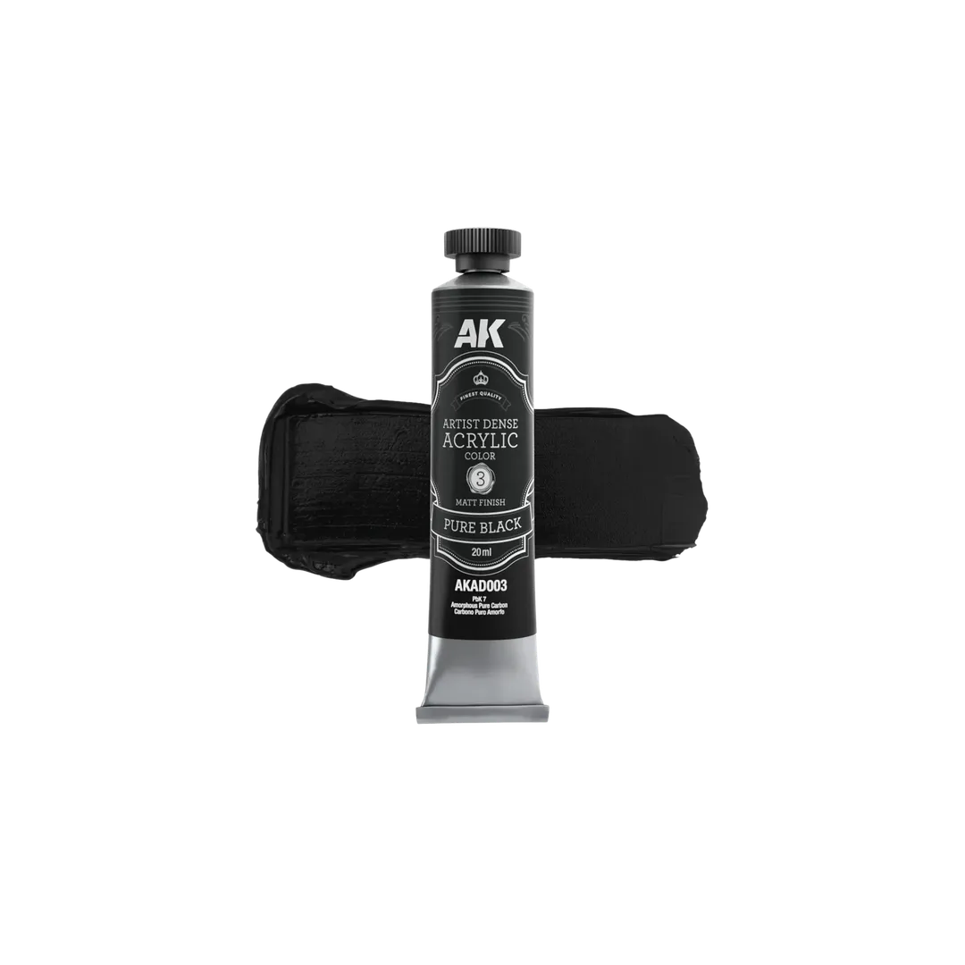 Pure Black - Dense Acrylic-AK-Interactive-Radaddel