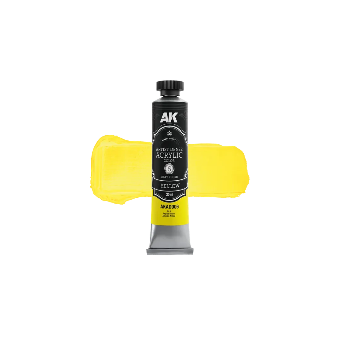 Yellow - Dense Acrylic-AK-Interactive-Radaddel