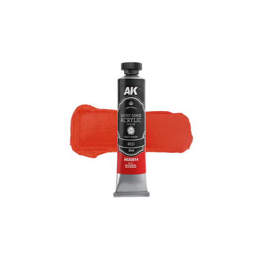 Red - Dense Acrylic-AK-Interactive-Radaddel