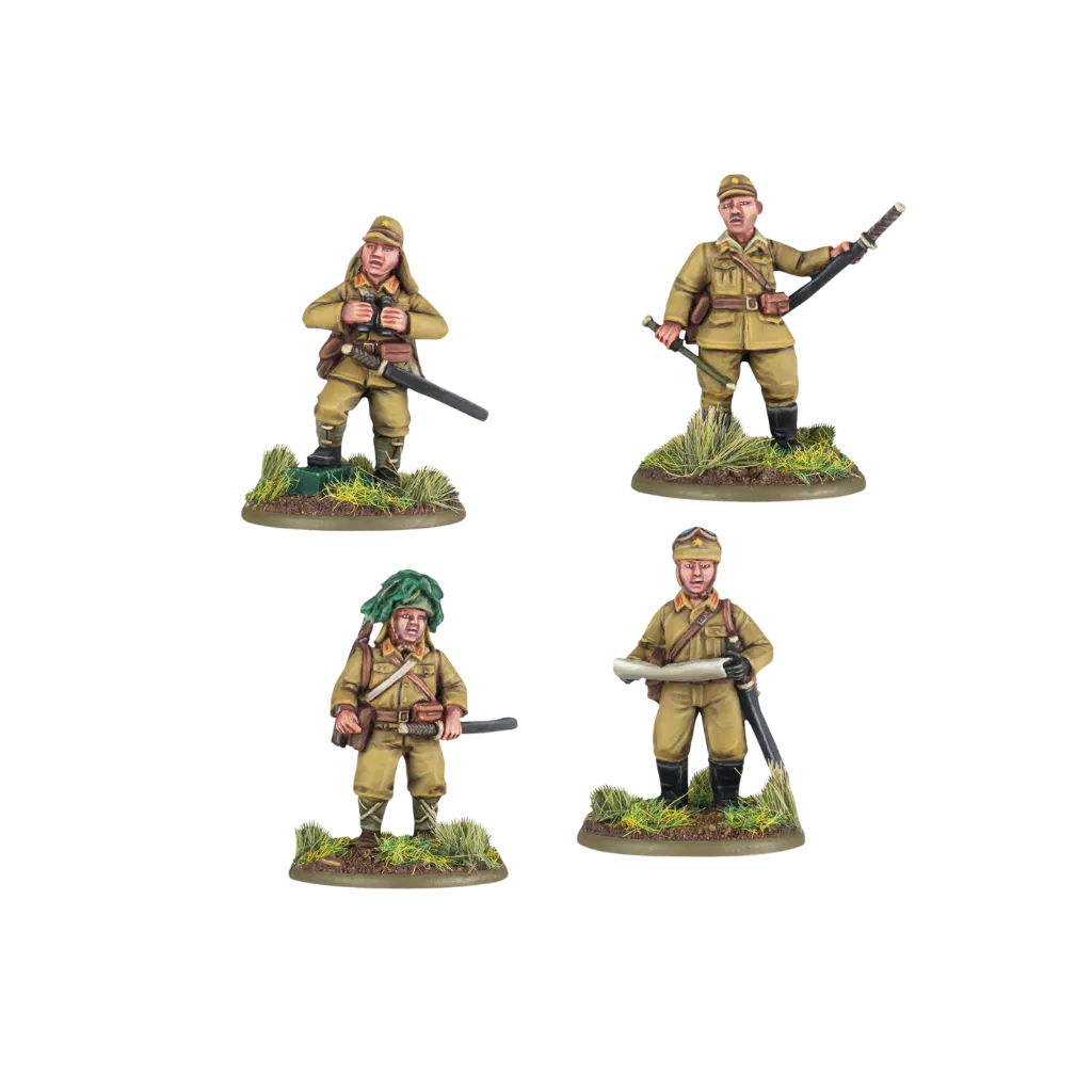 Imperial Japanese Army Platoon Commanders-Warlord Games-Radaddel