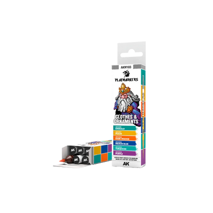 AK Playmarkers Clothes & Ornaments Set (6 ref.)-AK-Interactive-Radaddel