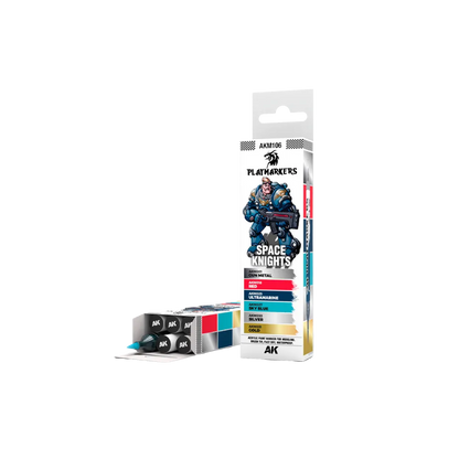 AK Playmarkers Space Knight Set (6 ref.)-AK-Interactive-Radaddel