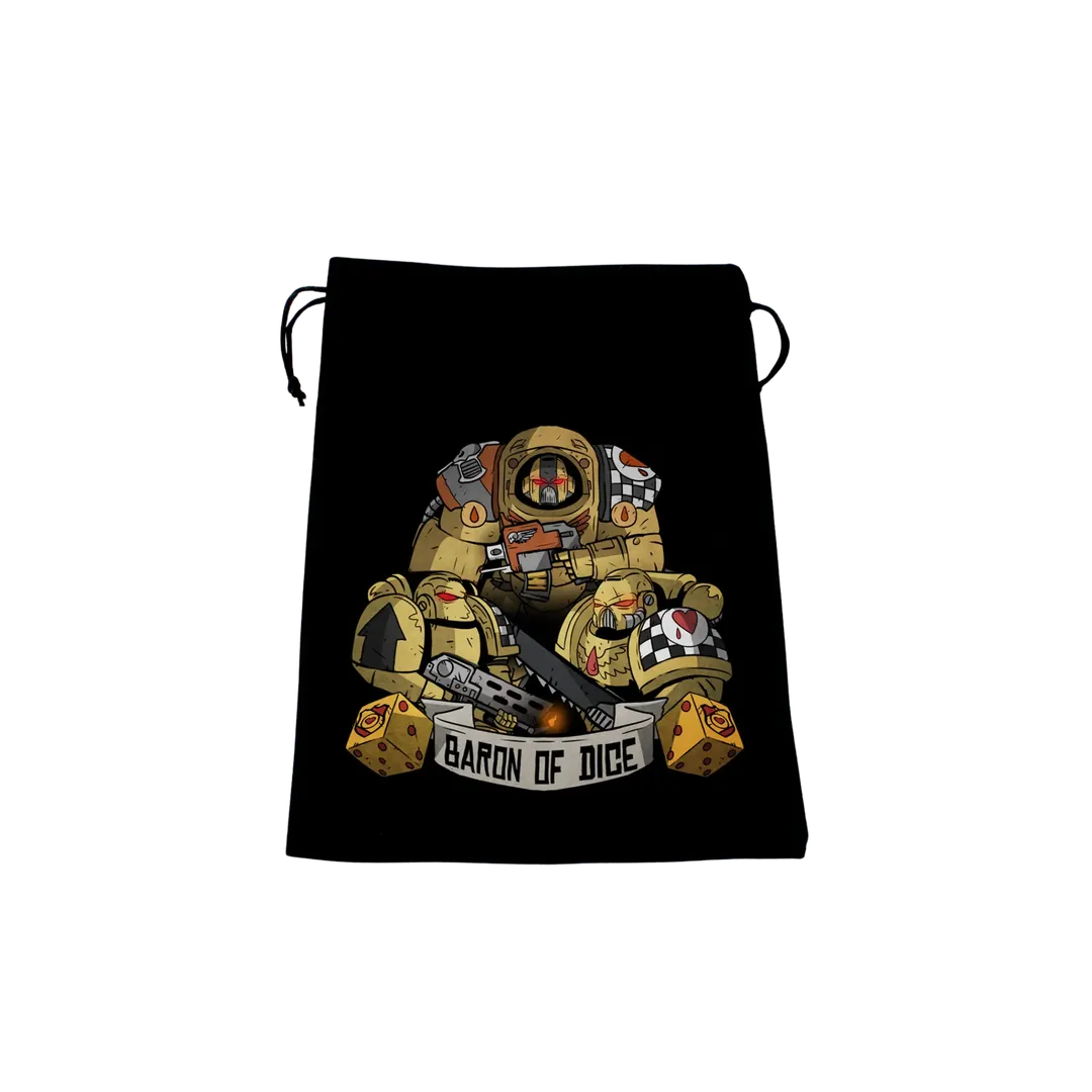 Premium Black Dice Bag - Bleeding Heart-Baron of Dice-Radaddel