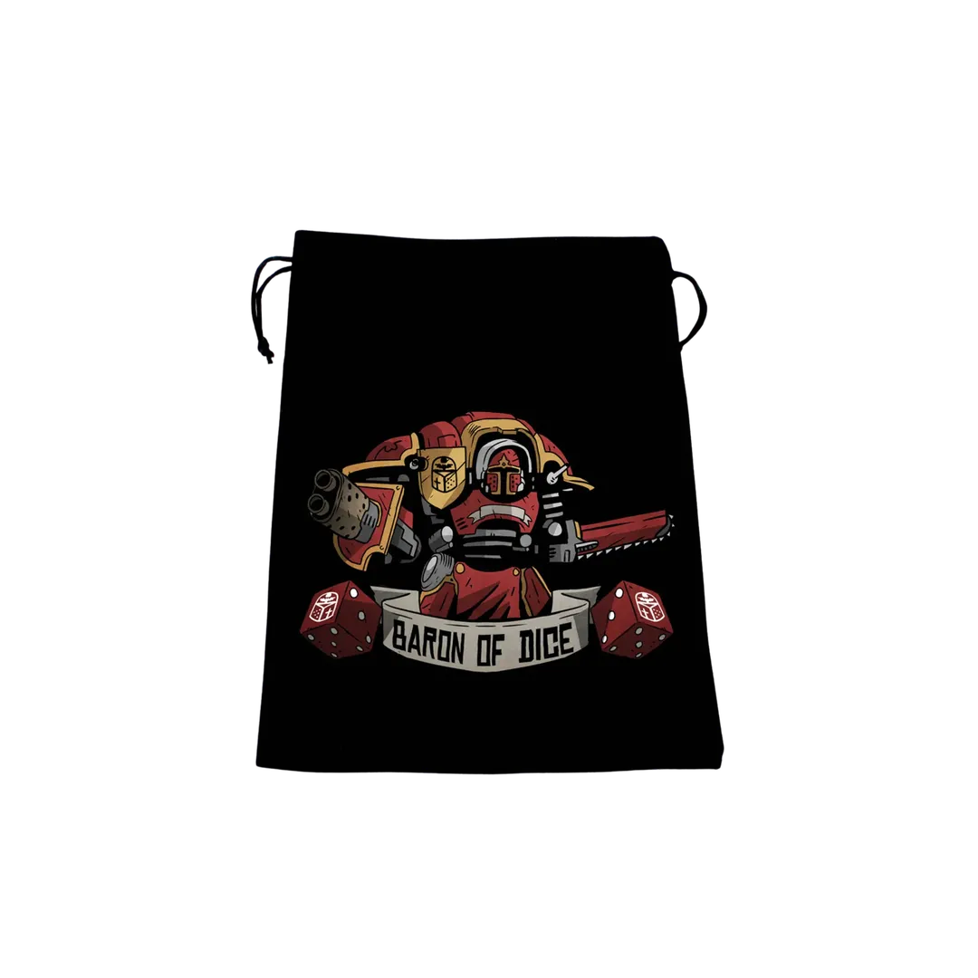 Premium Black Dice Bag - Imperial Helm-Baron of Dice-Radaddel