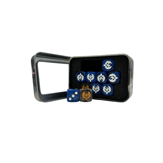 Cygnar - Storm Legion Dice 16mm Round (10 Stück)-Baron of Dice-Radaddel