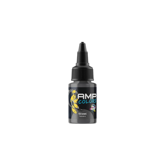 Pro Acryl AMP Colors Steel (22ml)-Monument Hobbies-Radaddel