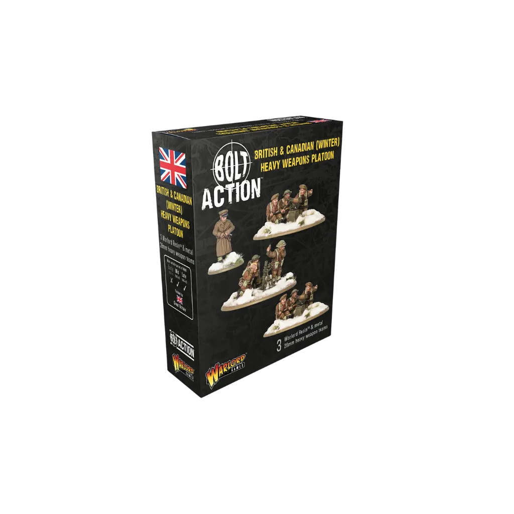 British & Canadian Infantry (Winter) Heavy Weapons Platoon-Warlord Games-Radaddel