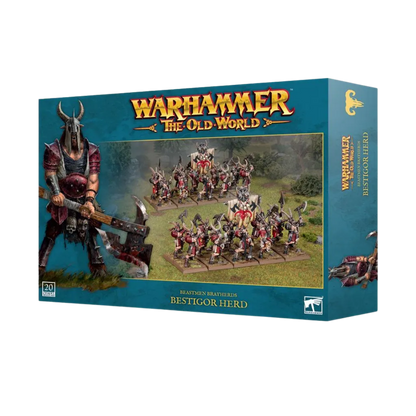 Beastmen Brayherds: Bestigor Herd-Games Workshop-Radaddel