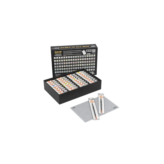 AK Wargame Paint It All Box 72 Colors 3Gen-AK-Interactive-Radaddel