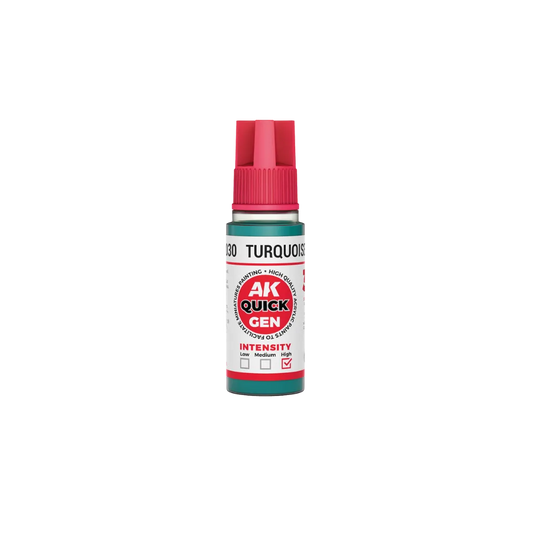 AK QUICK GEN Turqouoise Green 18ml-AK-Interactive-Radaddel