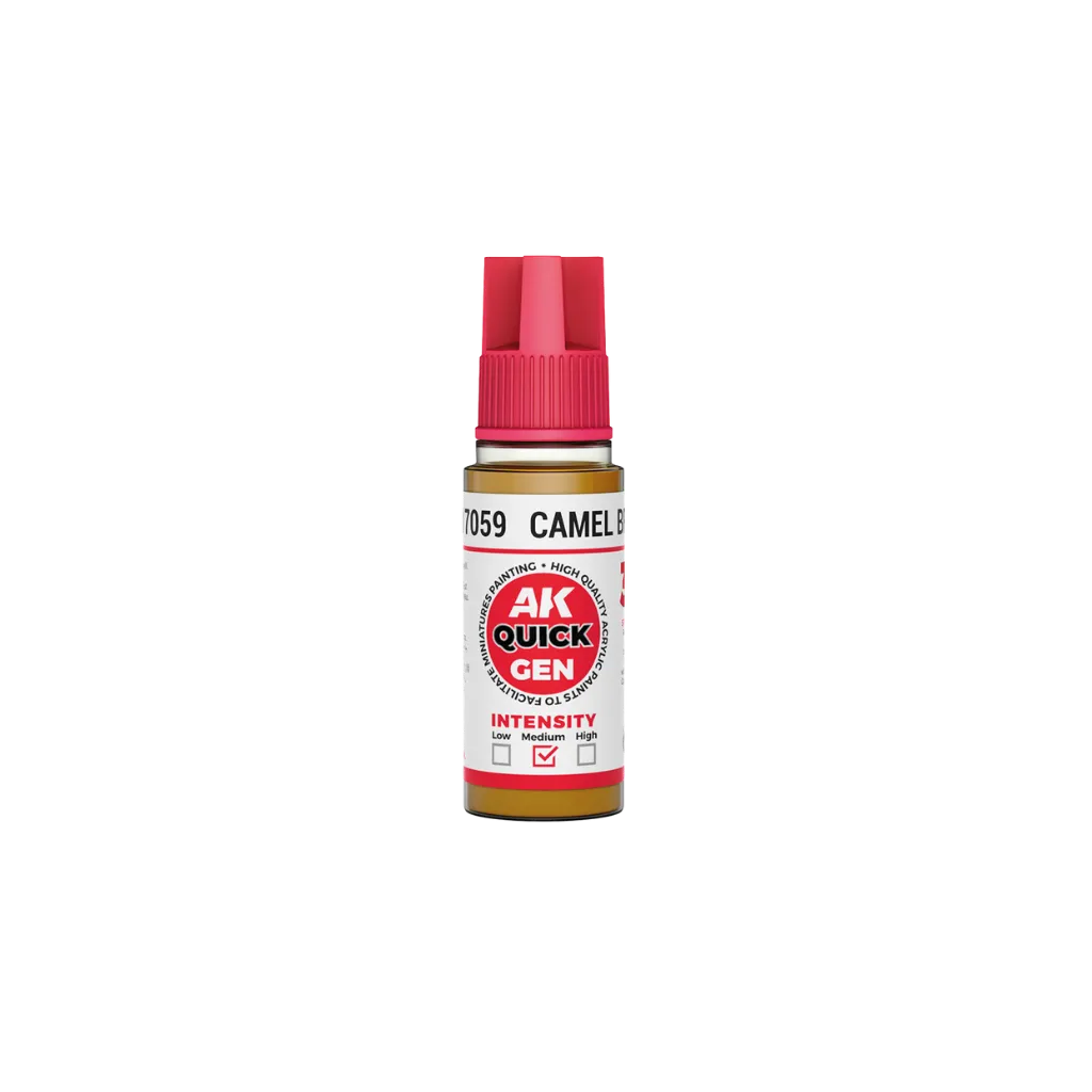 AK QUICK GEN Camel Brown 18ml-AK-Interactive-Radaddel