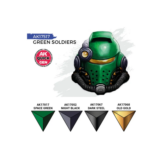 AK QUICK GEN Green Soldiers Set-AK-Interactive-Radaddel