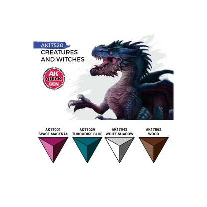 AK QUICK GEN Creatures and Witches Set-AK-Interactive-Radaddel