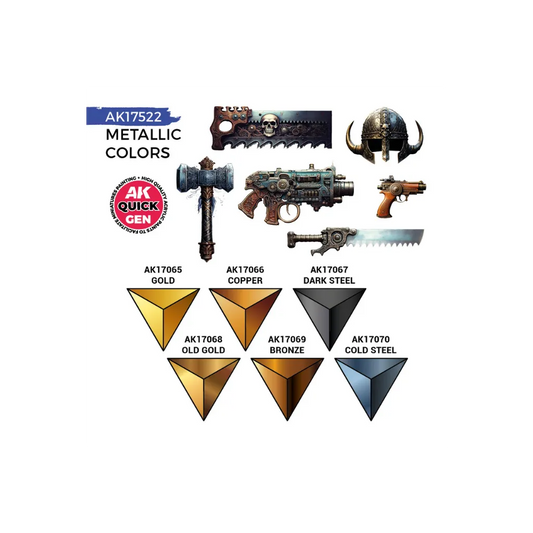 AK QUICK GEN Metallics Set-AK-Interactive-Radaddel