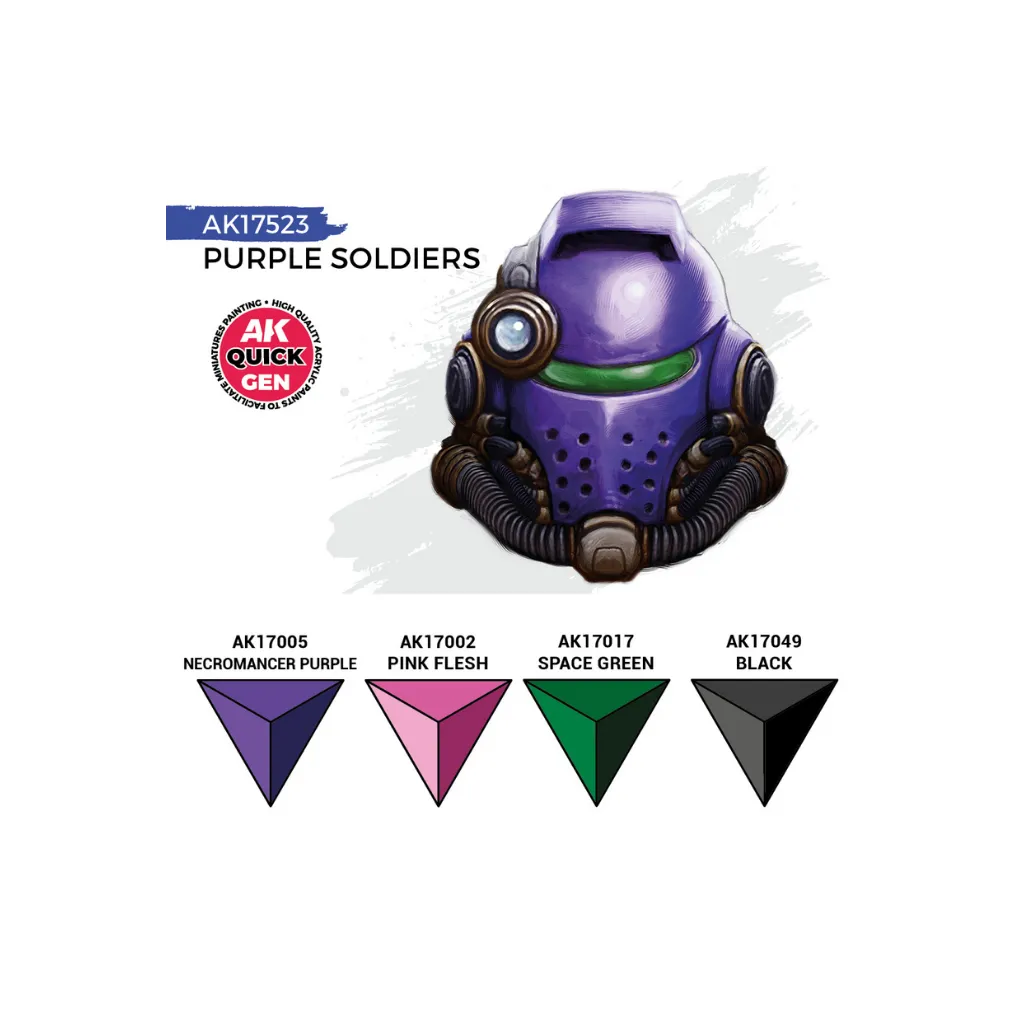 AK QUICK GEN Purple Soldiers Set-AK-Interactive-Radaddel