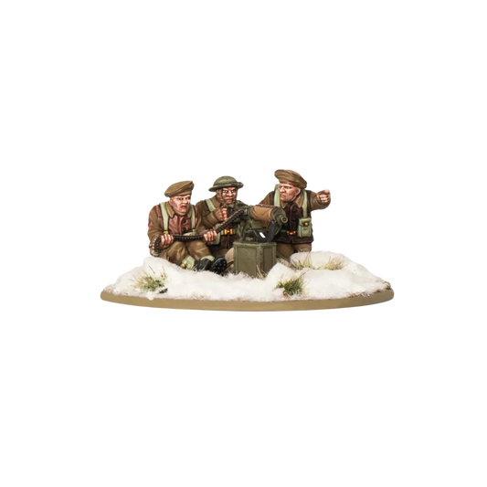 British & Canadian Infantry (Winter) MMG Team-Warlord Games-Radaddel
