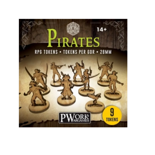 RPG TOKENS Pirates-PWork Wargames-Radaddel