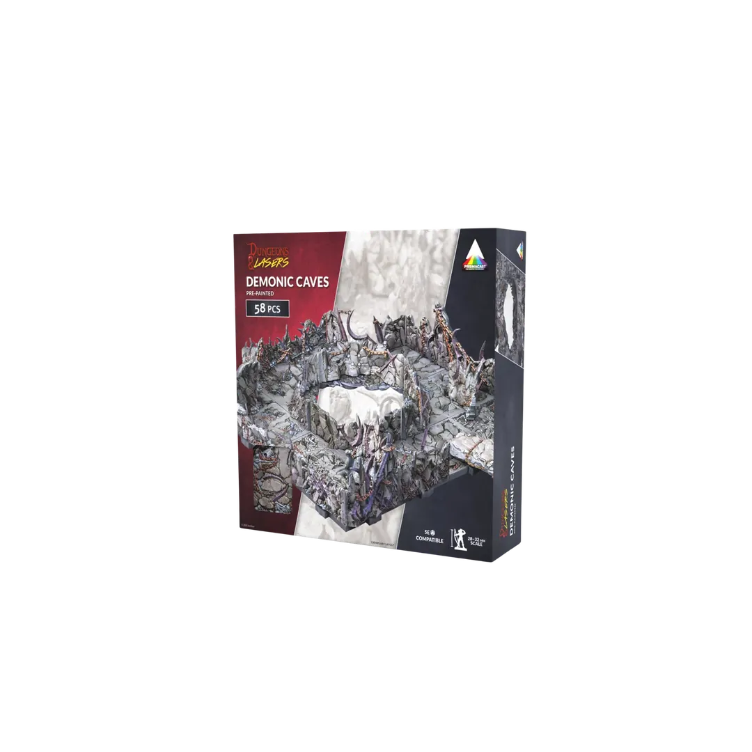 Dungeons & Lasers: Demonic Caves Pre-painted-Archon Studio-Radaddel