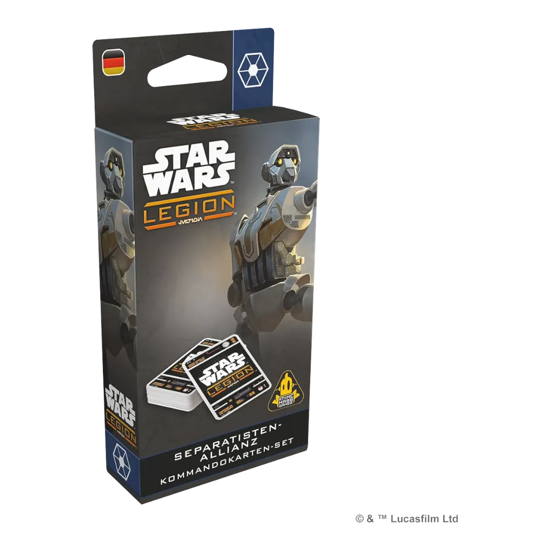 Star Wars: Legion - Separatisten-Allianz Kommandokarten-Set-Atomic Mass Games-Radaddel