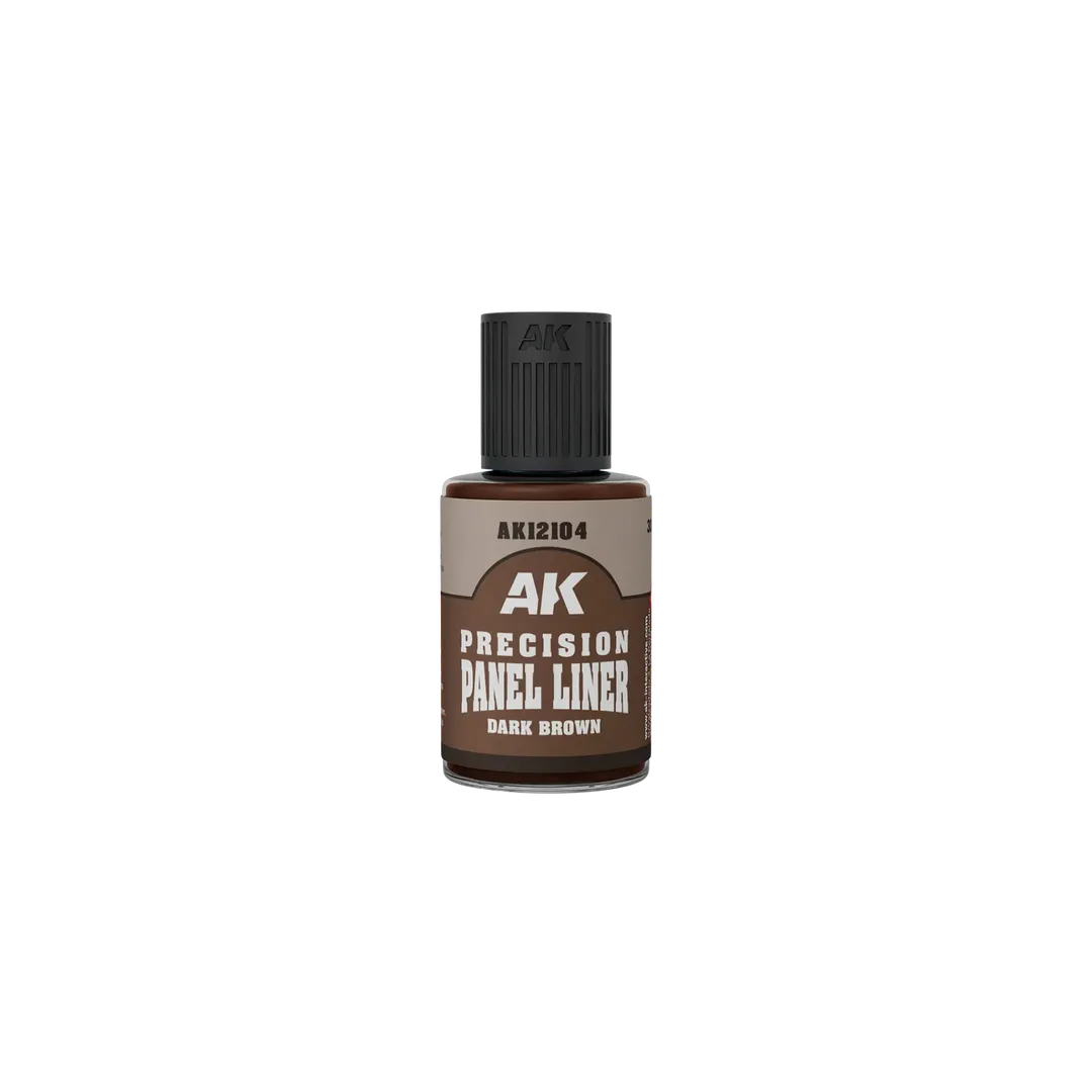 Precision Panel Liner - Dark Brown 30ml-AK-Interactive-Radaddel