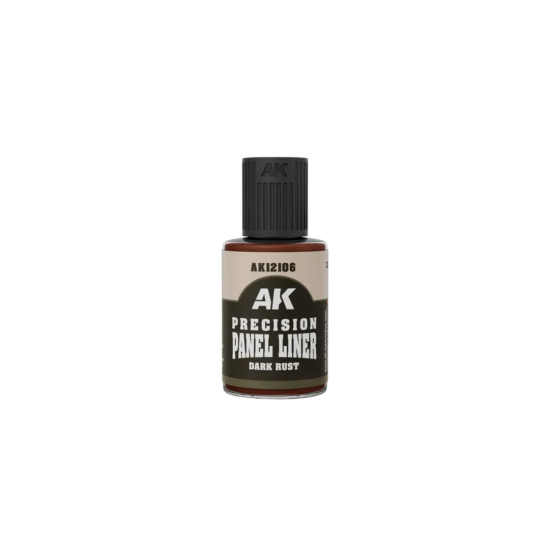 Precision Panel Liner - Dark Rust 30ml-AK-Interactive-Radaddel