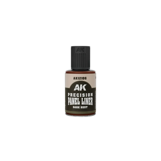 Precision Panel Liner - Dark Rust 30ml-AK-Interactive-Radaddel