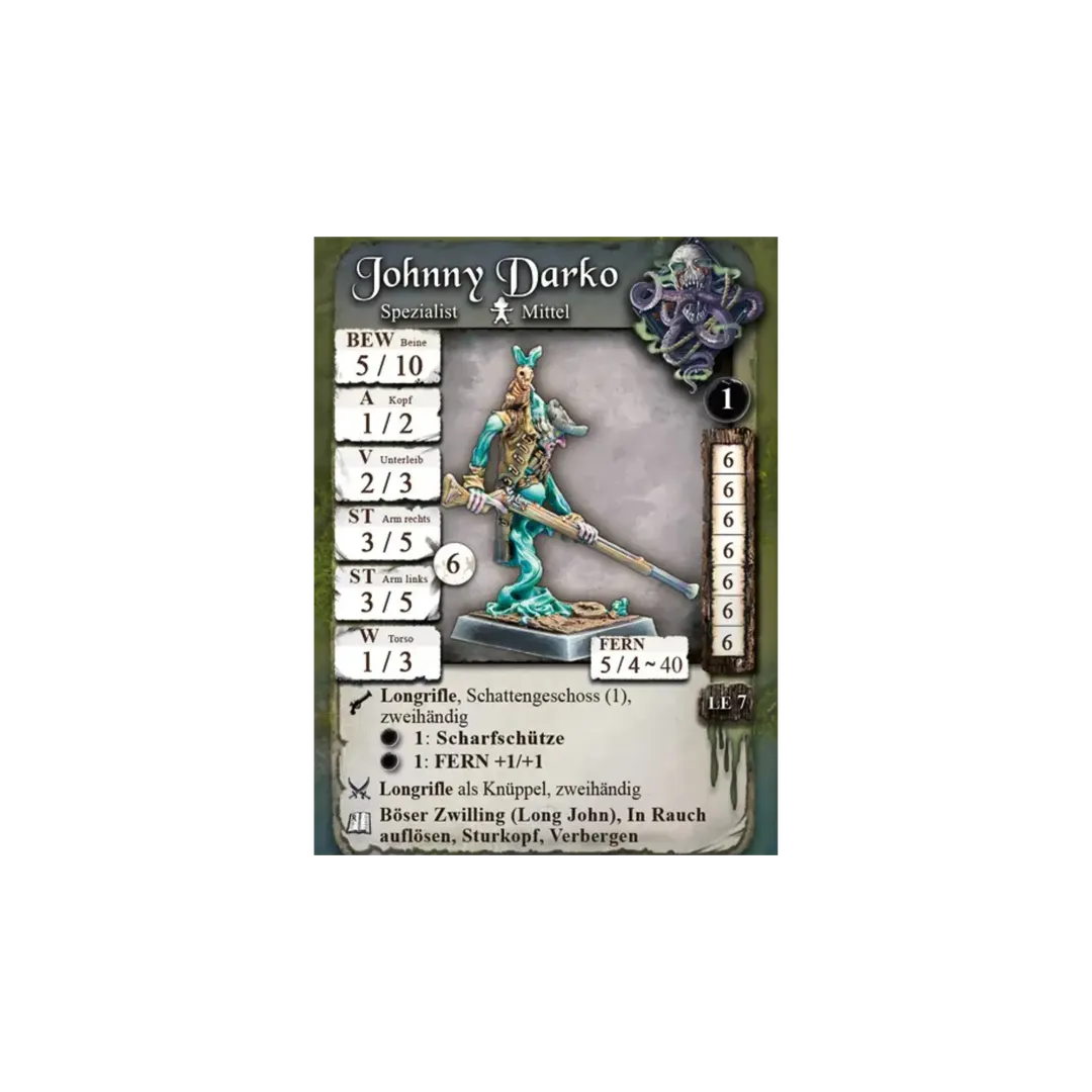 Johnny Darko | Schatten-Freebooter Miniatures-Radaddel
