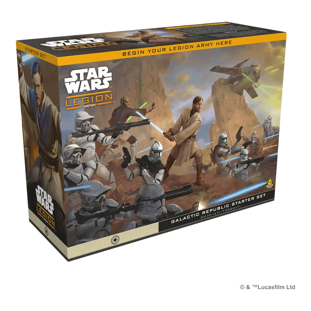 Star Wars: Legion - Galactic Republic Starter Set-Atomic Mass Games-Radaddel