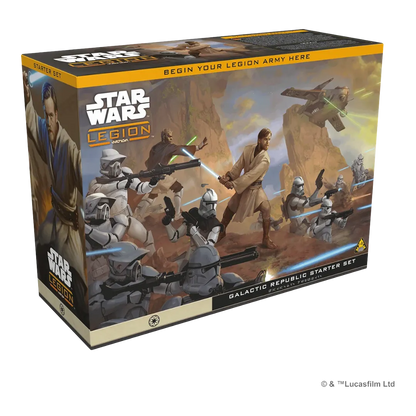 Star Wars: Legion - Galactic Republic Starter Set-Atomic Mass Games-Radaddel
