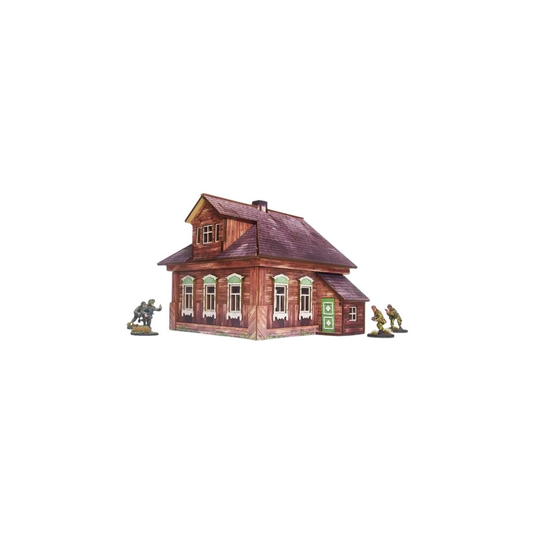 Pre-Painted WW2 Ostfront Village Forester's Dacha-Micro Art Studio-Radaddel