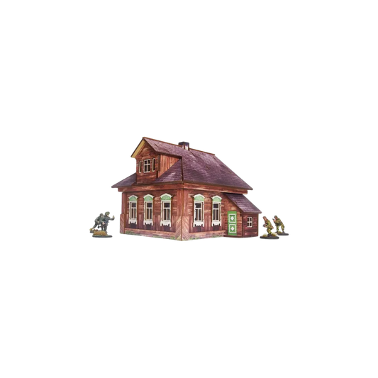 Pre-Painted WW2 Ostfront Village Forester's Dacha-Micro Art Studio-Radaddel