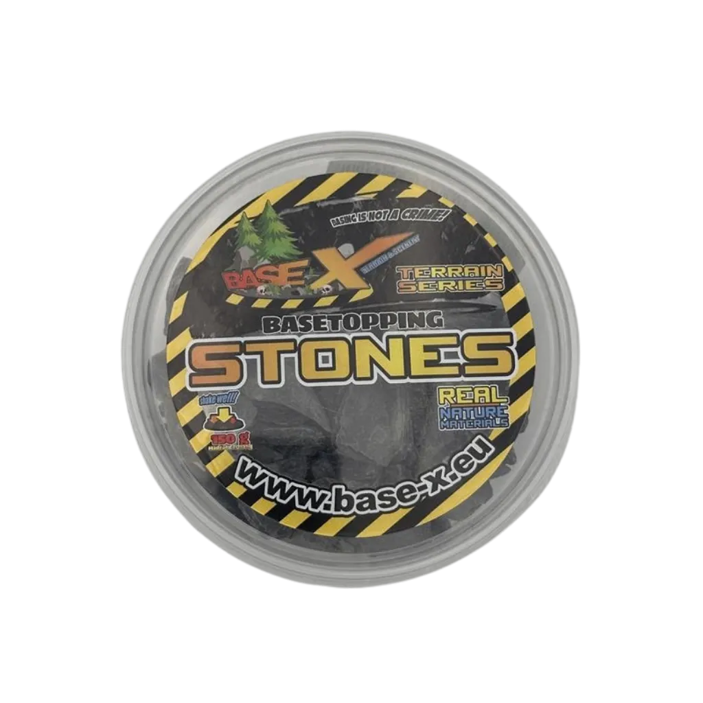 Basetopping: STONES DARK SLATE (150g)-Base X Terrain & Scenery-Radaddel