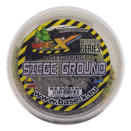Basetopping: SIEGE GROUND (140ml) (battlefield series)-Base X Terrain & Scenery-Radaddel