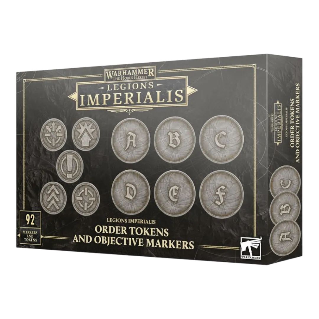 L/I: Order Tokens and Objectives Markers-Games Workshop-Radaddel
