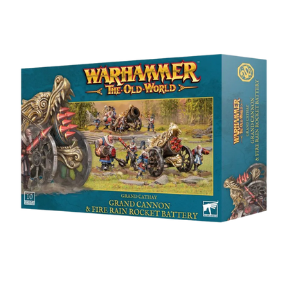 Grand Cathay: Grand Cannon & Fire Rain Rocket Battery-Games Workshop-Radaddel