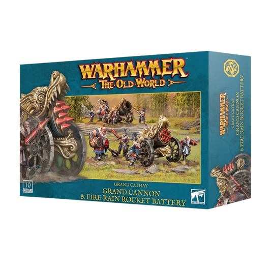 Grand Cathay: Grand Cannon & Fire Rain Rocket Battery-Games Workshop-Radaddel