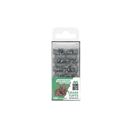 Grass Tufts - Basing Bits (22 Teile)-AK-Interactive-Radaddel