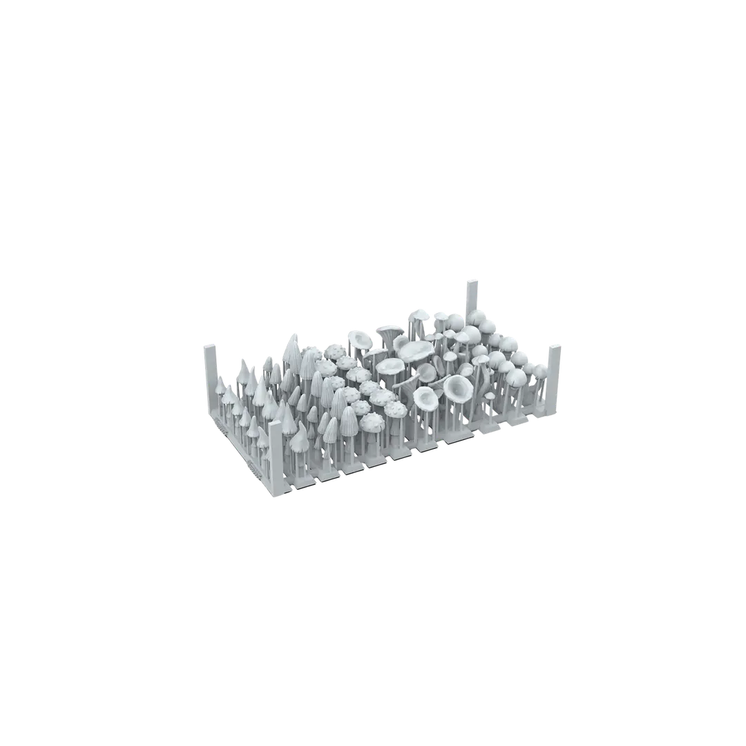Forest Mushrooms - Basing Bits (63 Teile)-AK-Interactive-Radaddel