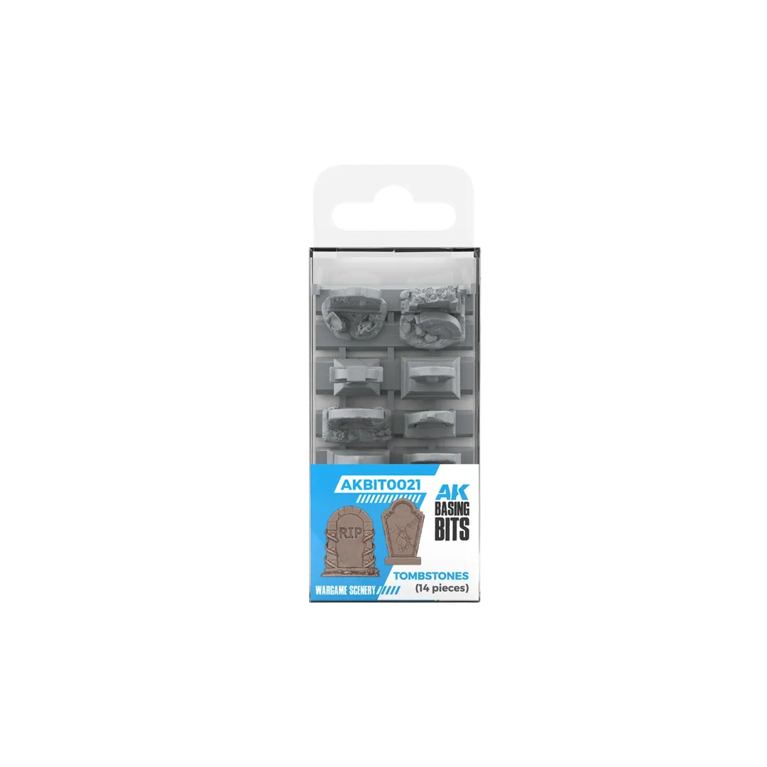 Tombstones - Basing Bits (14 Teile)-AK-Interactive-Radaddel