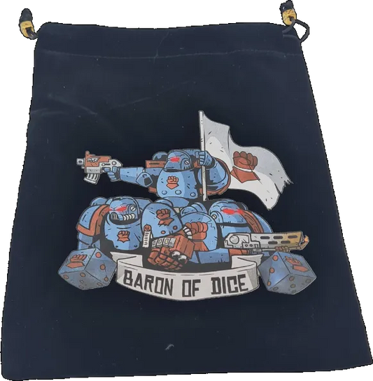 Premium Black Dice Bag - Righteous Hands