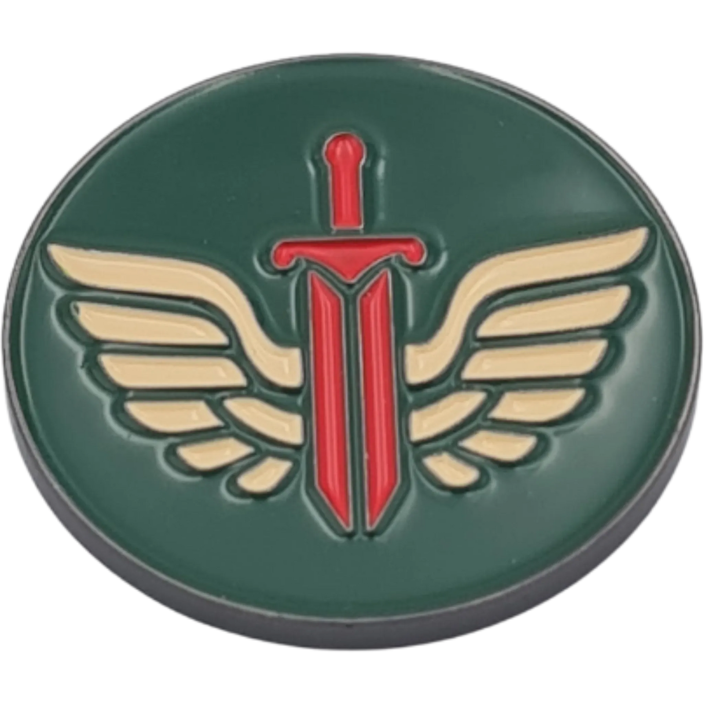 40mm Metal Coin - Sword and Wings-Baron of Dice-Radaddel