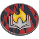 40mm Metal Coin - Scorched Book-Baron of Dice-Radaddel