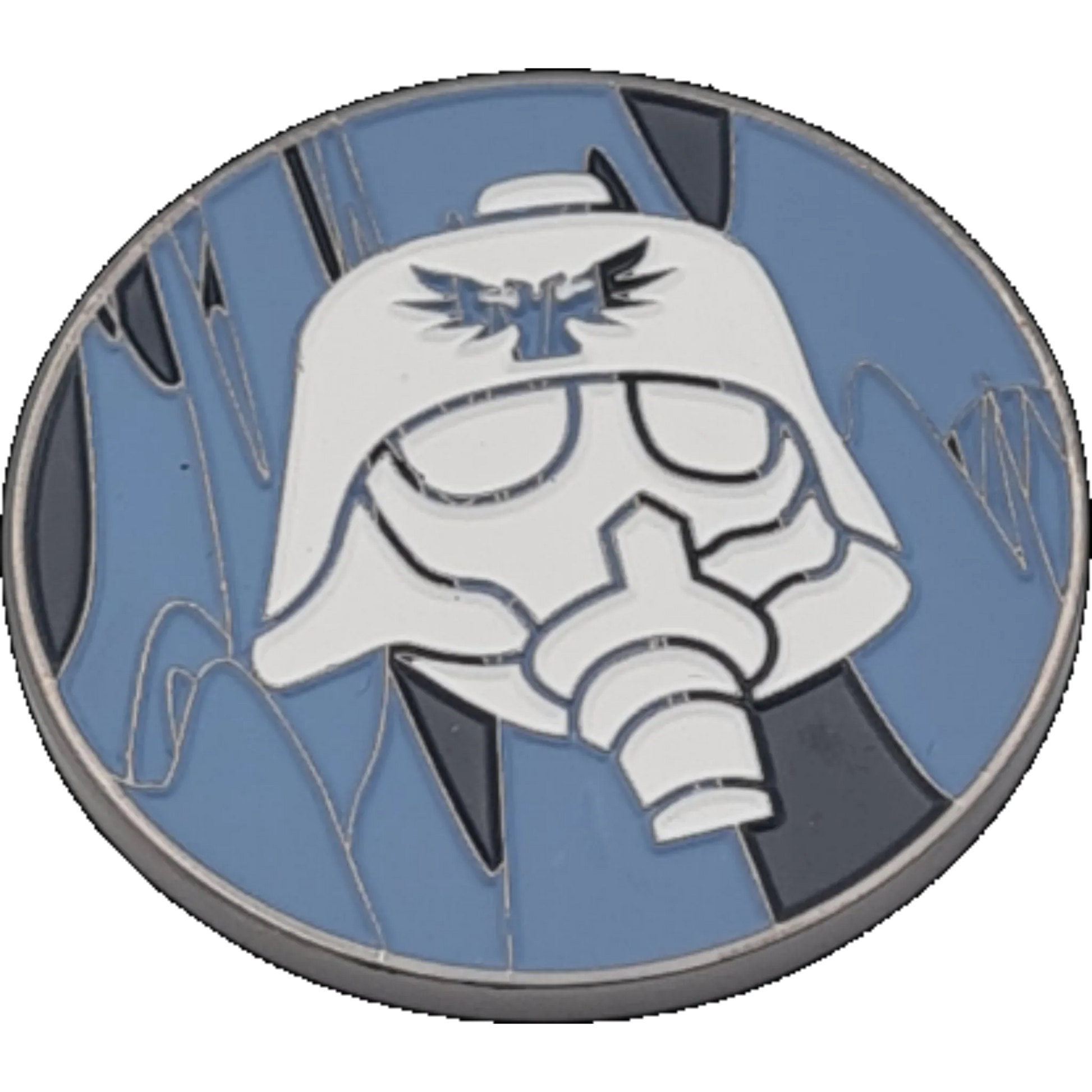 40mm Metal Coin - Helmet-Baron of Dice-Radaddel