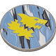 40mm Metal Coin - Snow Wolf-Baron of Dice-Radaddel