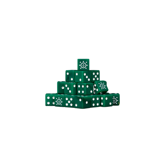 Green Kingdom Dice 16mm Square (25 Stück)-Baron of Dice-Radaddel