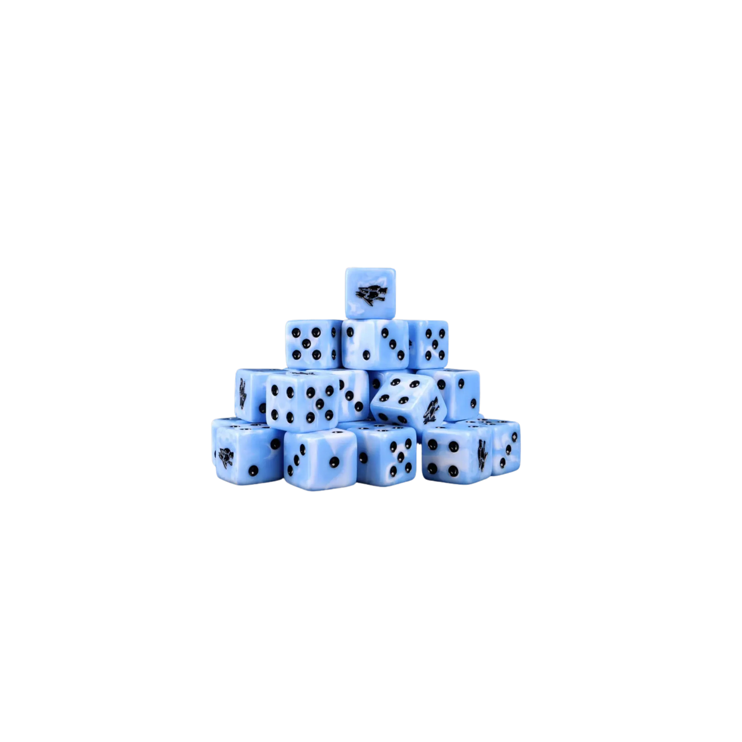 Frost Wolf Dice 16mm Square (25 Stück)-Baron of Dice-Radaddel