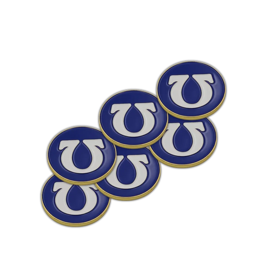 40mm Metal Coin Set - Omega (6 Stück)-Baron of Dice-Radaddel